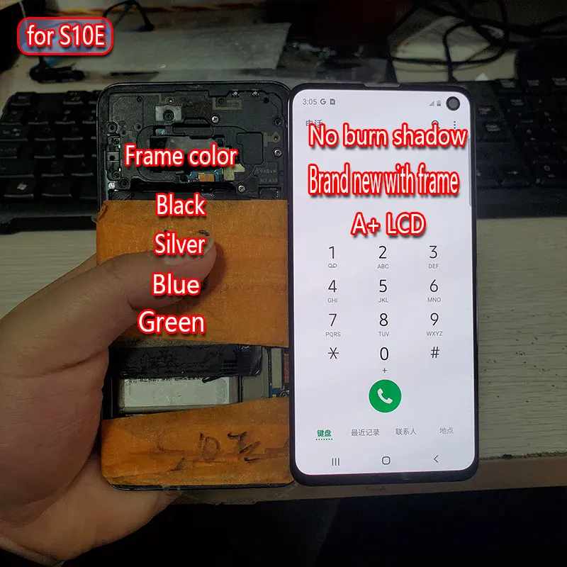 

Подходит для Samsung Galaxy s10e, ЖК-экран s10e, ЖК-сенсорный экран g970, ЖК-дисплей g970f, ЖК-дигитайзер