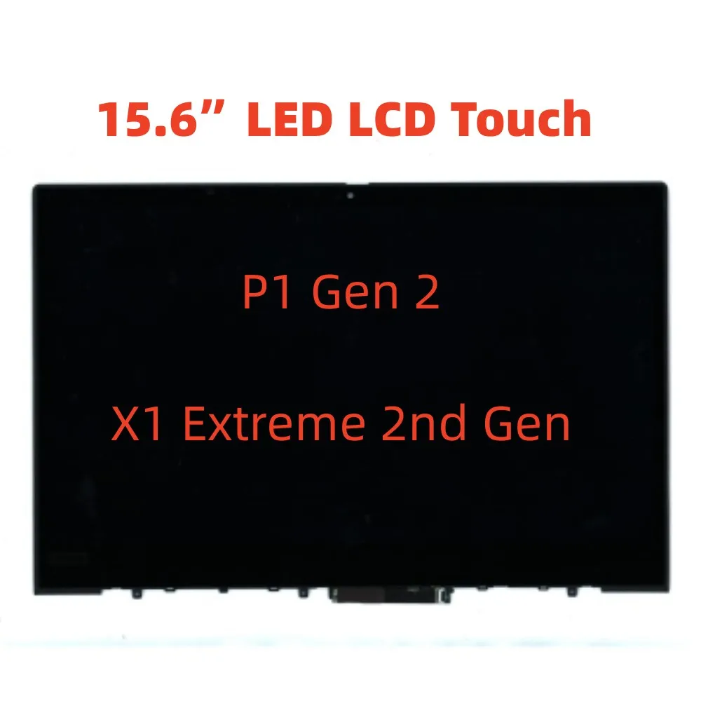 

For Lenovo ThinkPad X1 Extreme 2nd P1 Gen 2 15.6 OLED LCD Touch Display Digitizer Screen Panel Assembly 02XR052 02HM883 02HM882