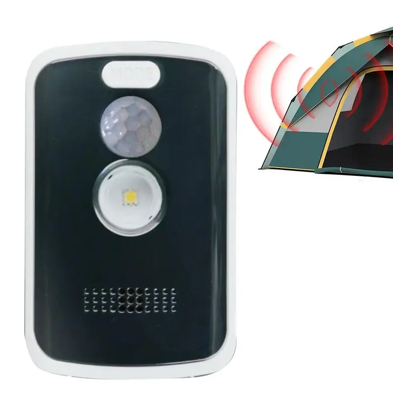 Camping Perimeter Alarm 125Db High-Volume Motion Sensor Perimeter Trip Alarm Effortless Setup Portable Anti-Theft Alert System