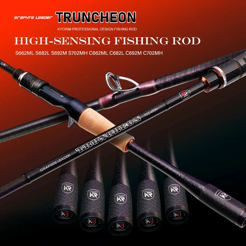 High Sensitivity RodUltra Light High Carbon Baitcasting Lure Fishing Rod FUJI SIC Guide Spinnning Rod Mandarin fish Rod Bass Rod