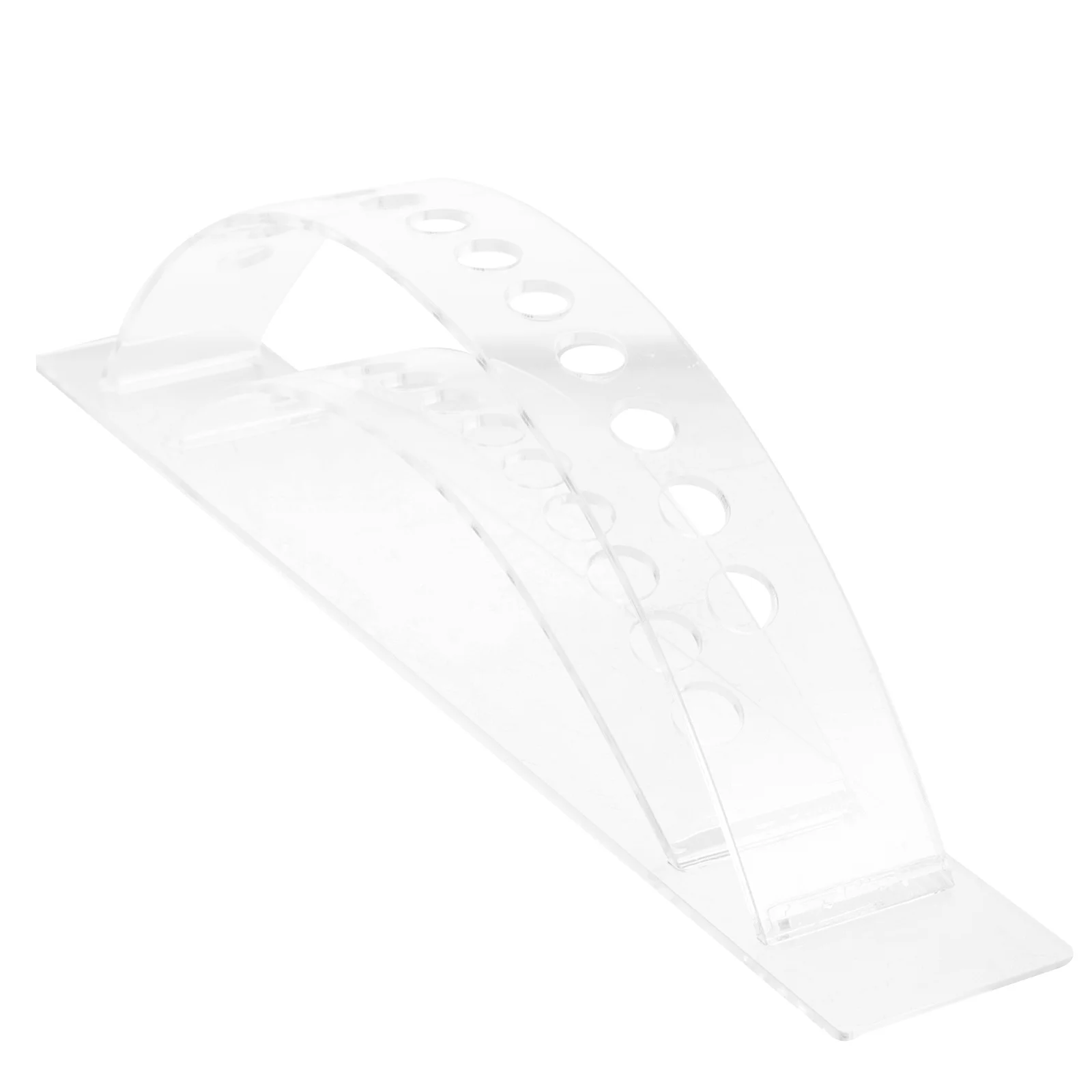 حامل القلم الرصاص للمكتب الاكريليك الحاجب القلم حامل فرشاة للمكياج المنظم القلم رف شاشة الغرور تخزين حامل القلم الرصاص #5