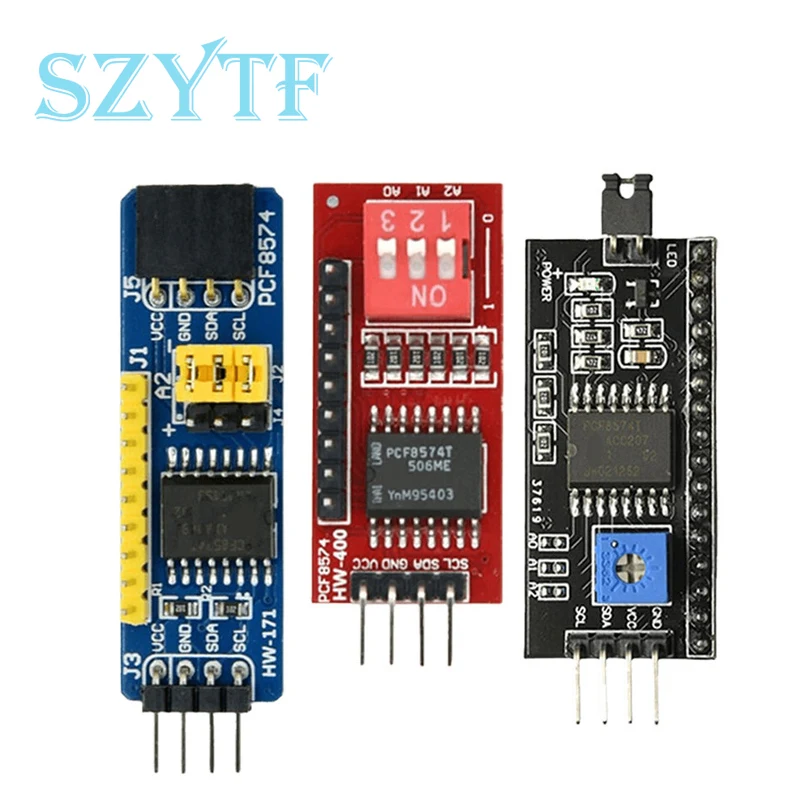 PCF8574 PCF8574T I/O For IIC I2C TWI SPI Serial Interface Board Port LCD1602 LCD2004 Adapter Plate LCD Adapter Converter Module