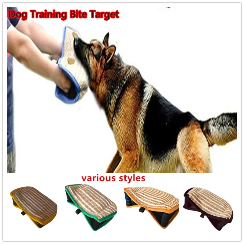 

Мишень для тренировки укусов собак, сверхмощная тренировочная подушка для укусов, устойчивая к разрыву конопляная мишень для укусов собаки, интерактивная подушка для дрессировки собак