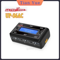 Ultra Power UP-S6AC 1S LiPO LiHV Battery Charger 6x4.35W AC/DC with LCD Digital Display for RC Model Accessories