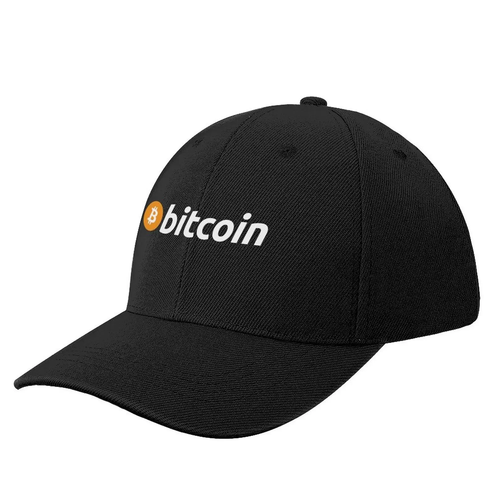 Bitcoin logotipo chapéu branco boné de beisebol chapéu masculino dropshipping tamanho grande chapéu snapback boné masculino feminino