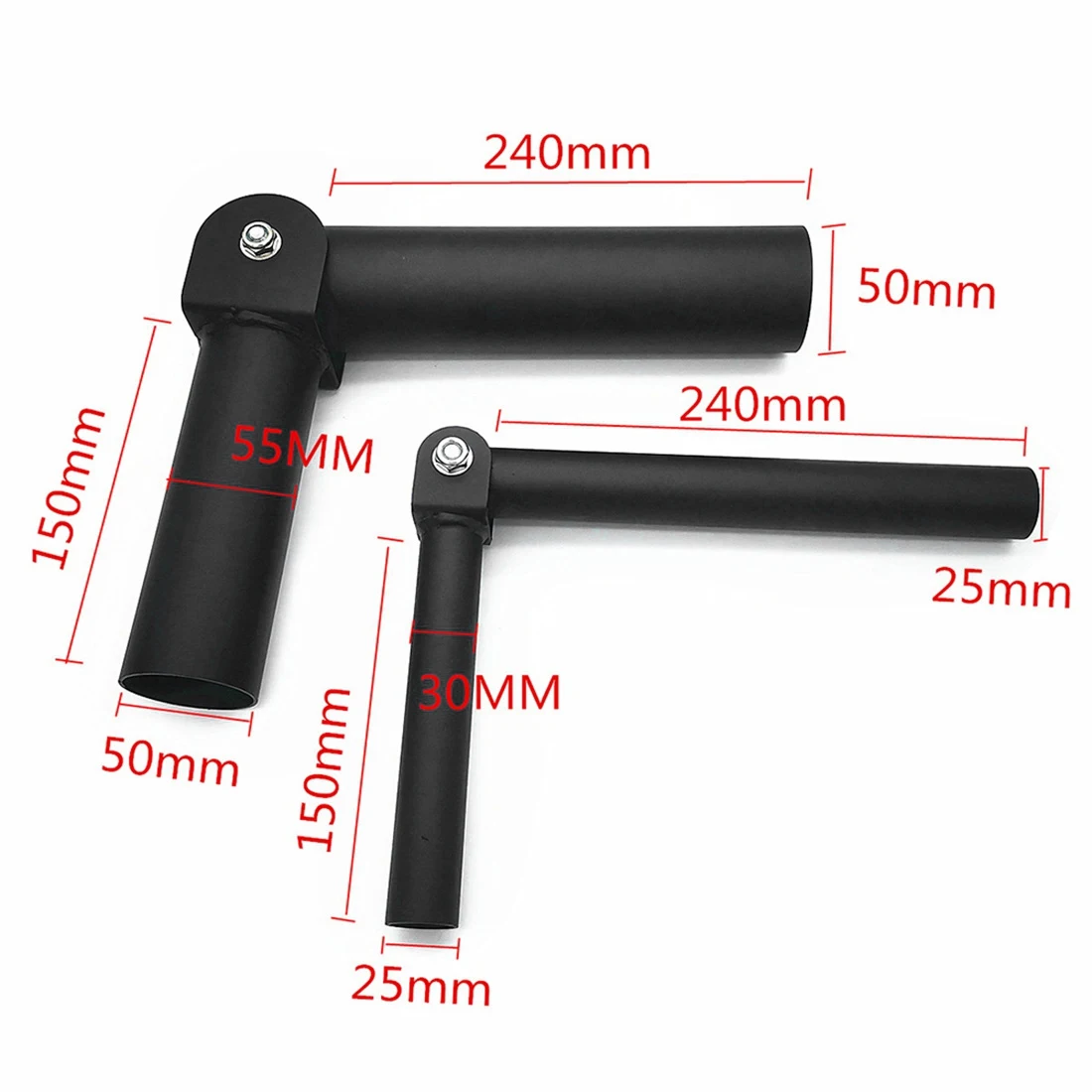 T Bar Row Attachment for 1inch or 2inch Barbell Bar Heavy-Duty Steel Back Muscle Training Gym Exercise Equipment,25mm