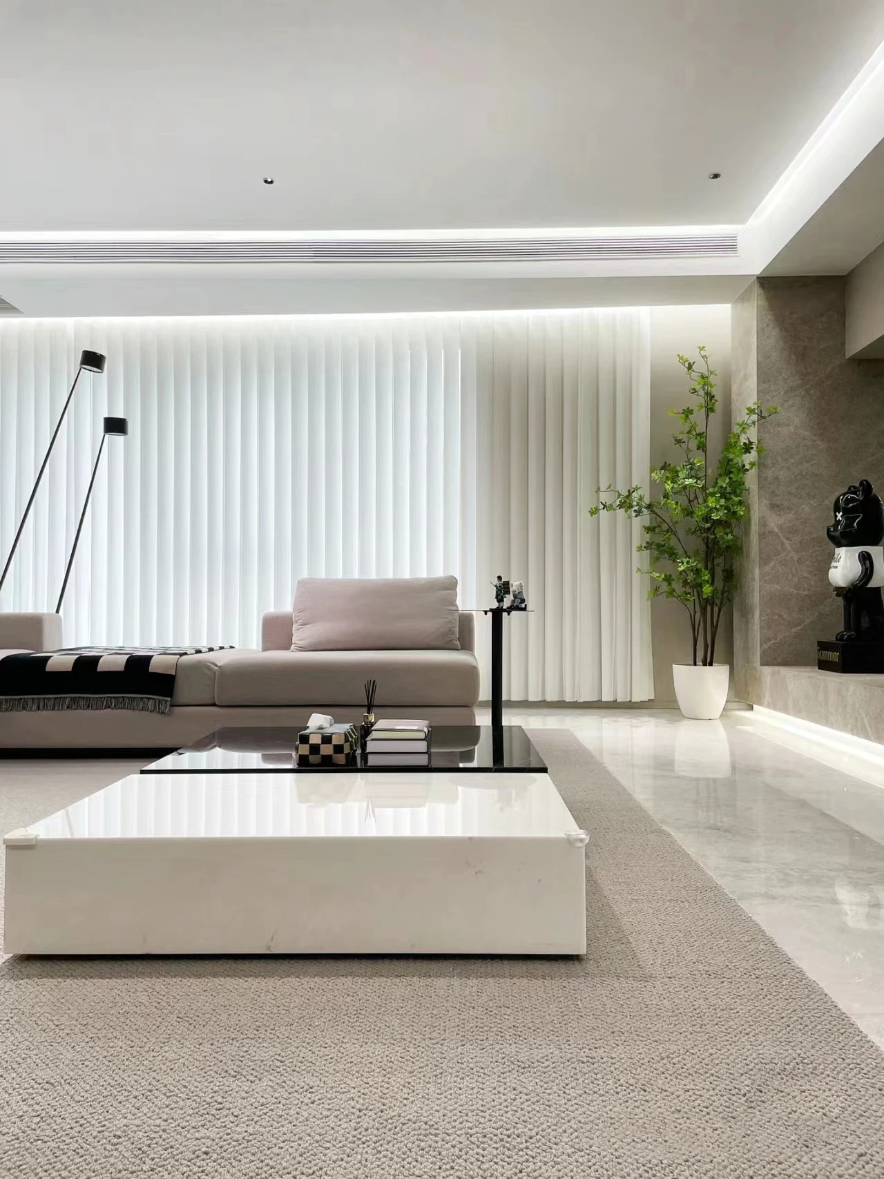 Home Decorative Wholesale Custom Polyester Modern Door Vinyl Vertical Shade Bd