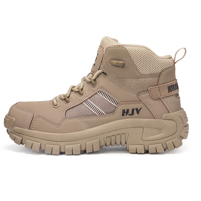 Neue Herren-Taktikstiefel in Übergrößen 39-46, Rutschfeste Outdoor-Wanderschuhe, Verschleißfeste Trekking-Knöchelstiefel – Detail 17