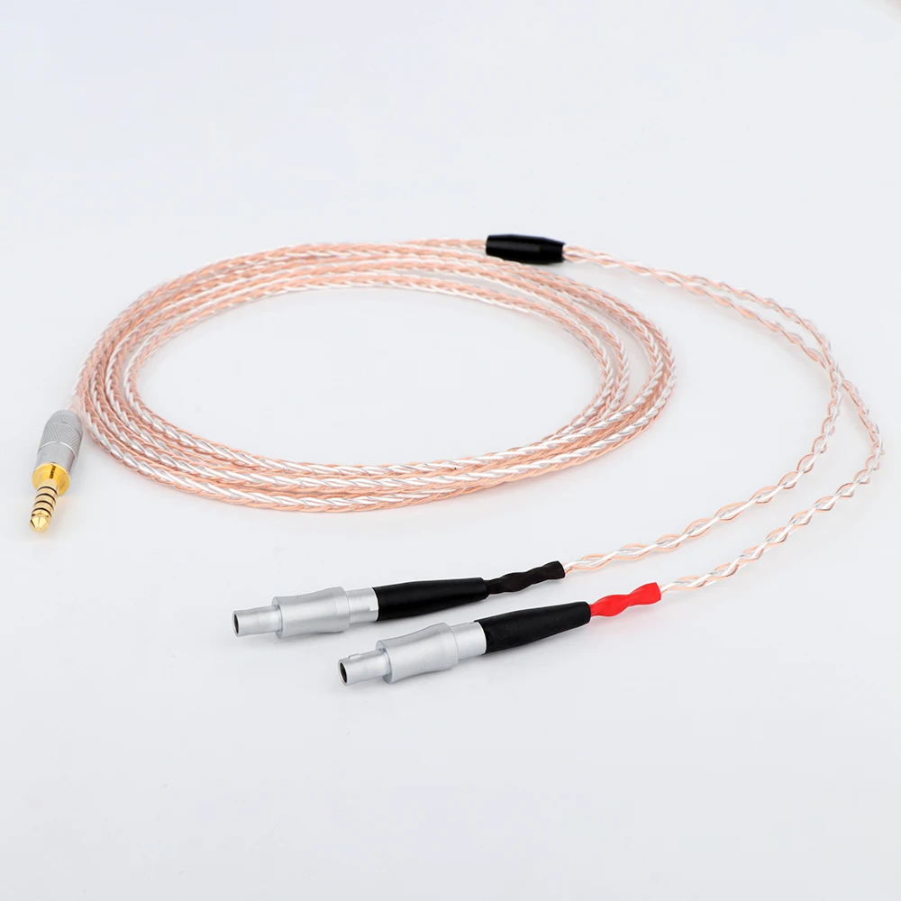 16 Cores 7N OCC Earphone Cable 4.4mm/3.5mm For HD800 HD800s HD820s HD820 Enigma Acoustics Dharma D1000 Headphone