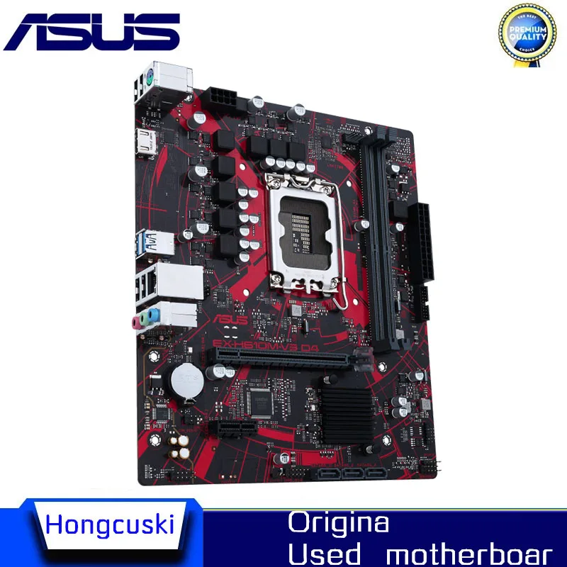 Utilisé pour ASUS EX-H610M-V3 D4 H610M-V3 LGA 1700 DDR4 Carte Mère H610M H610 Prend En Charge CPU i5 12400f i3 12100f 12700f