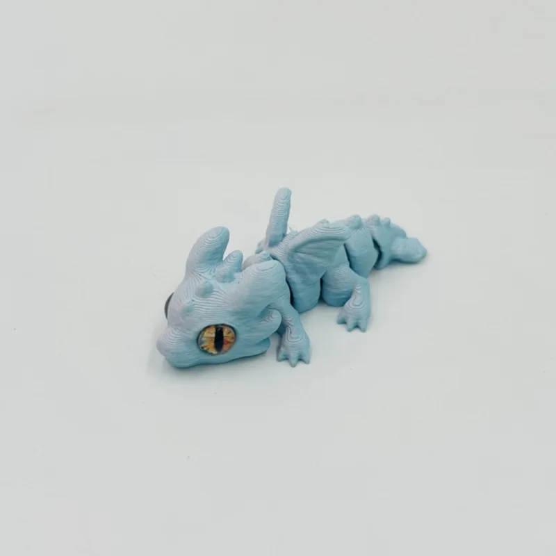 1/5/10/15 Stück 3D-gedruckter Babydrache mit beweglichen Gelenken und simulierten Augen, als dekorative Gegenstände für das Zuhause, zur Raumgestaltung und als Geschenk für Feiertage. – Detail 29