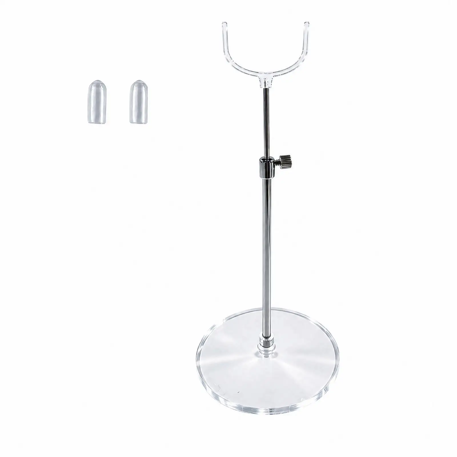 Adjustable Collectible Doll Stand Clear Display Base for Action Figure Model Toy Showcase Cabinet