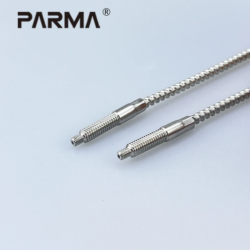 

High temperature resistant glass fiber optic sensor probe M3M4M6 reflector right Angle temperature resistance 350 degrees can be