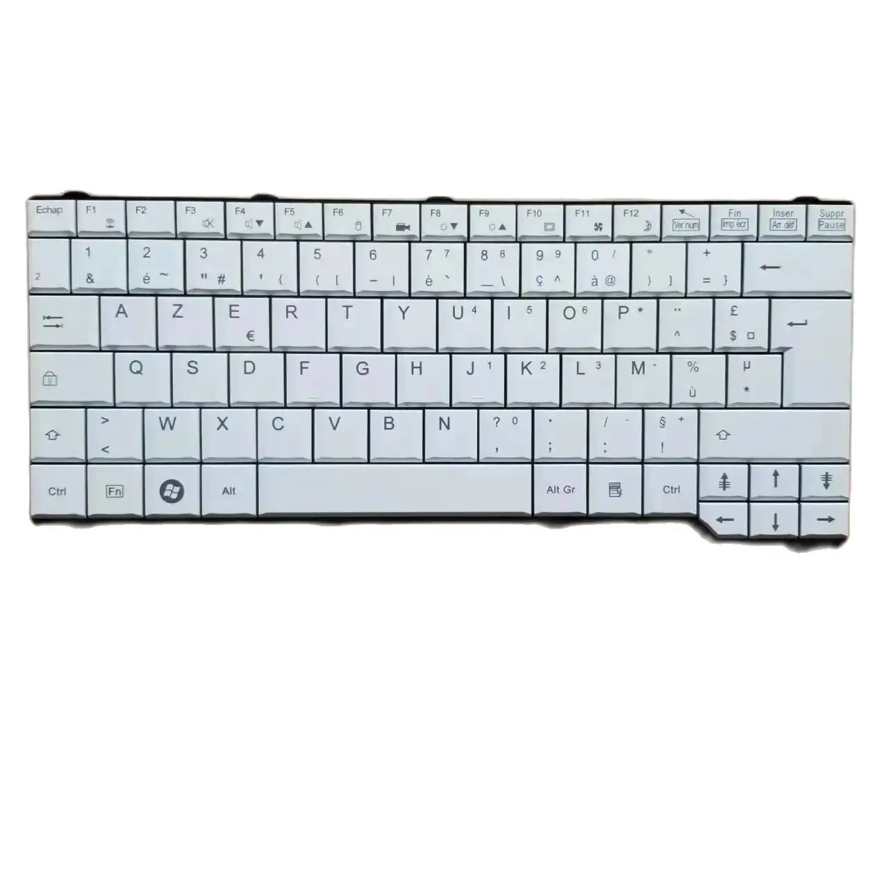 Nouveau Clavier Français FR Pour Fujitsu Siemens Esprimo V6505 V6515 V6535 V6545 X9510 Blanc NSK-F3P0F