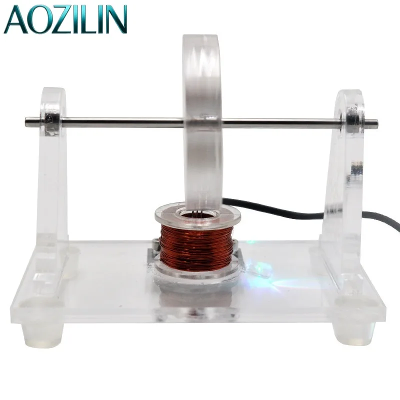 AOZLIN Hall Effect Brushless Motor Model Electromagnetic Induction Physics Teaching Aid DIY Science Experiment Educational Kit