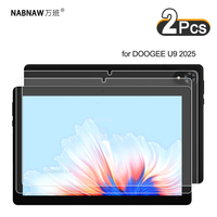 2 Pieces HD Scratch Proof Tempered Glass Screen Protector For DOOGEE U9 2025 Tablet Hard Protective Film