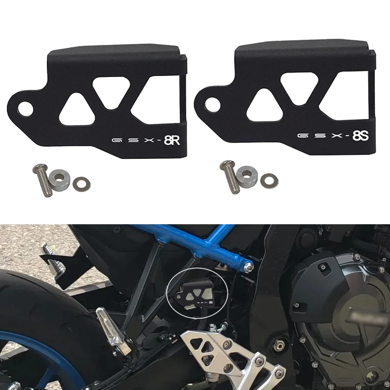Para suzuki GSX-8R GSXS-8R 8s gsx8r GSX-8S gsx 8s reservatório de fluido de freio traseiro guarda tanque freio cilindro mestre protetor capa