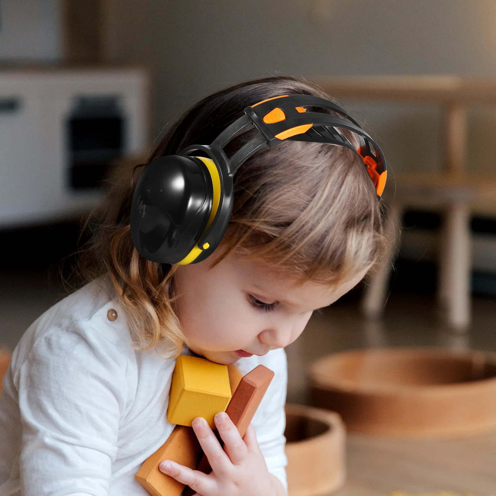 

Soundproof Earmuffs Noise Dampening Headphones Hearing Protection Sleep Running Black Adjustable Ear Muffs Noise Reduction