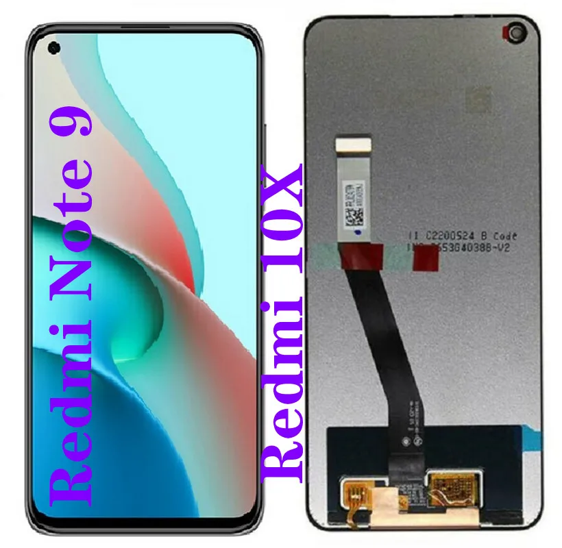 

For xiaomi redmi note 9 lcd display touch screen digitizer assembly replacement no frame for redmi 10x 4g LCD