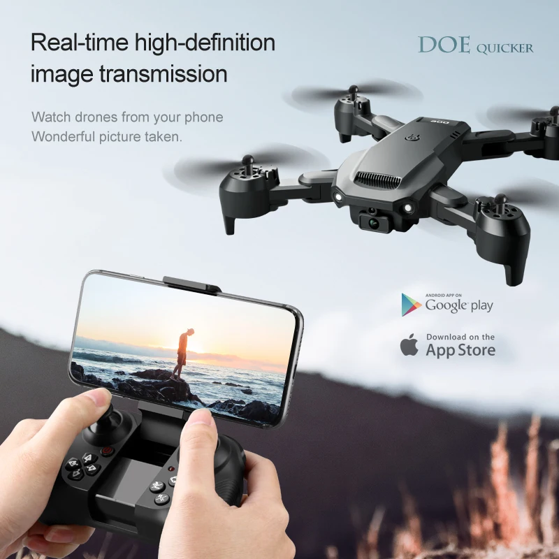 V23 Mini RC Drone with 4K 1080P Wide Angle HD Camera WIFI FPV Drones Height Hold Obstacle Avoidance Helicopter Dron Gift Toys