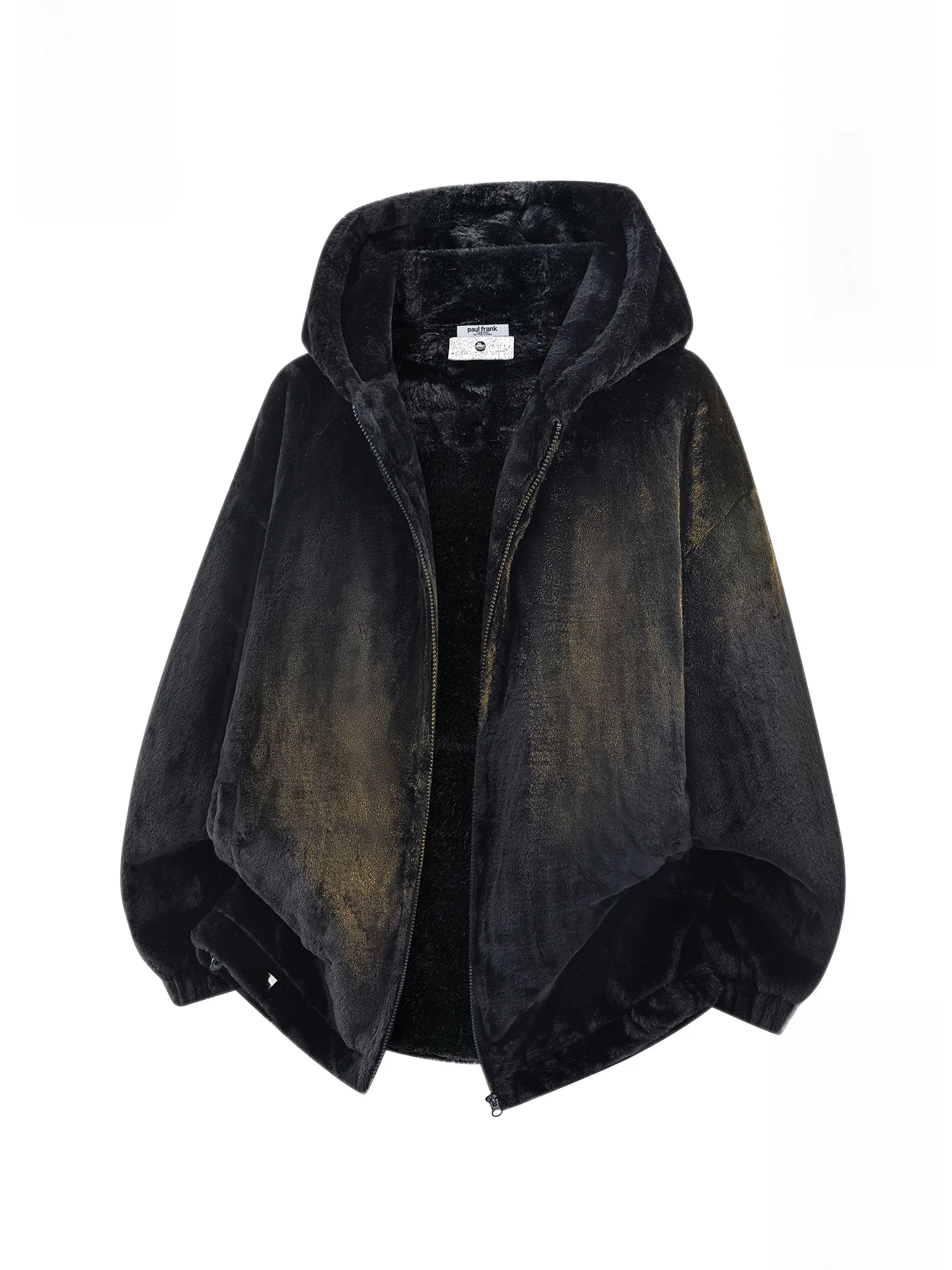 

Зимняя утепленная хлопковая куртка Paul Frank с капюшоном, мужская повседневная куртка на флисовой подкладке, теплая молодежная свободная куртка на молнии