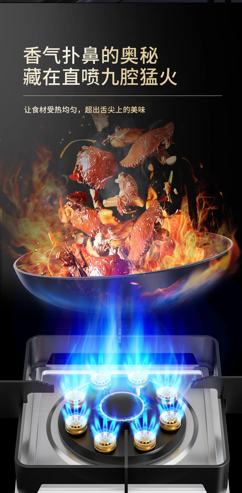 Embedded Gas Stove Single Burner Natural Gas Liquefied Gas Energy-saving Stove Kitchen Appliance