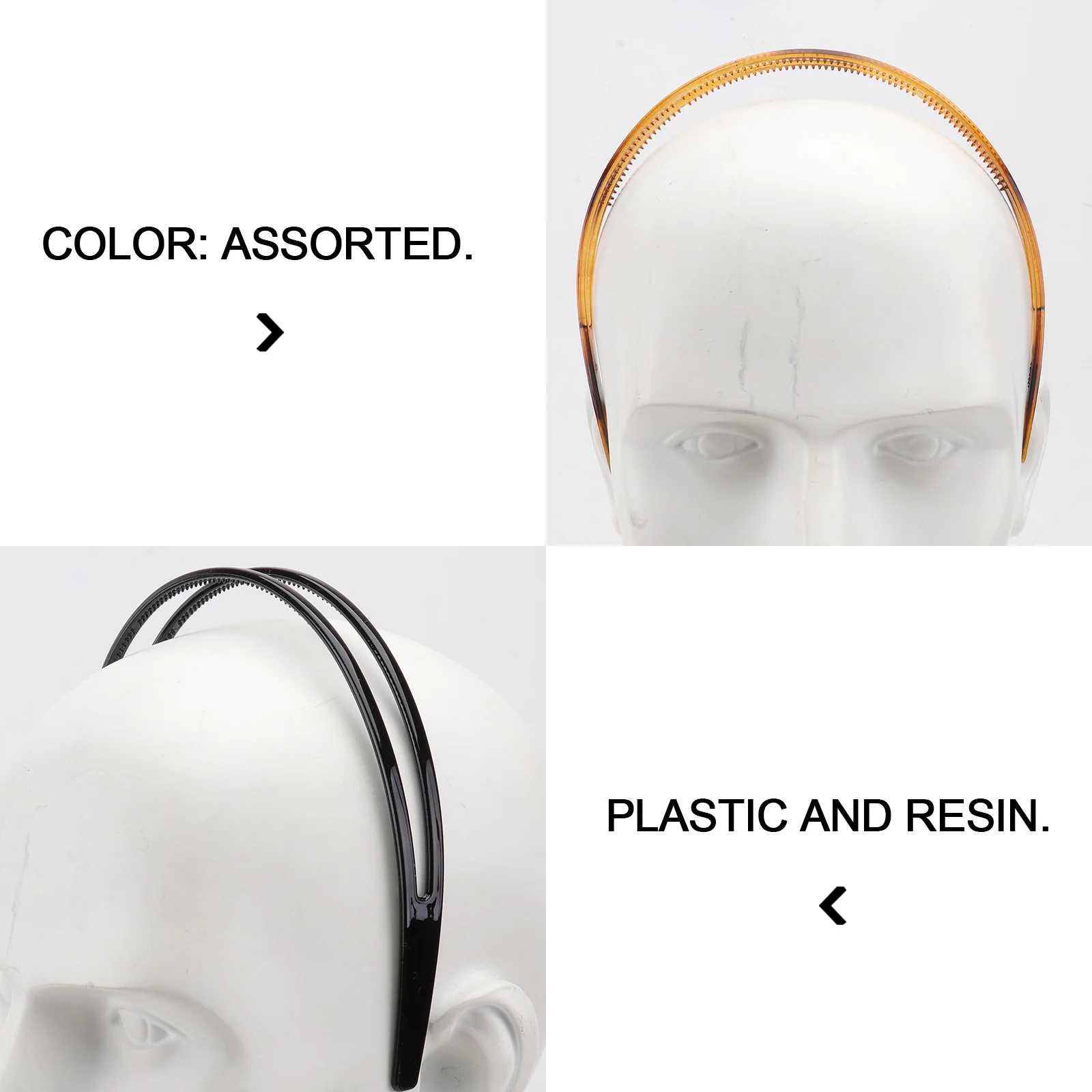 

4Pcs Anti-Slip Hair Band Women Fashionable Toothed Headband Elegant Romantic Style Perfect Gift for Female Friends Daily Use