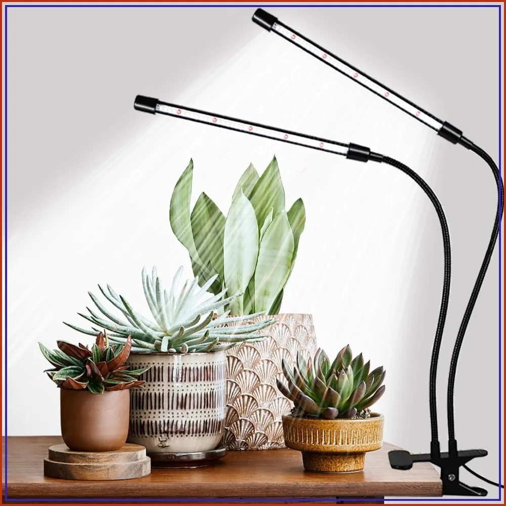 

84 LEDs Clip Plant Lights, Full Spectrum with Timer & Dimmable, Flexible Gooseneck for Indoor Plants