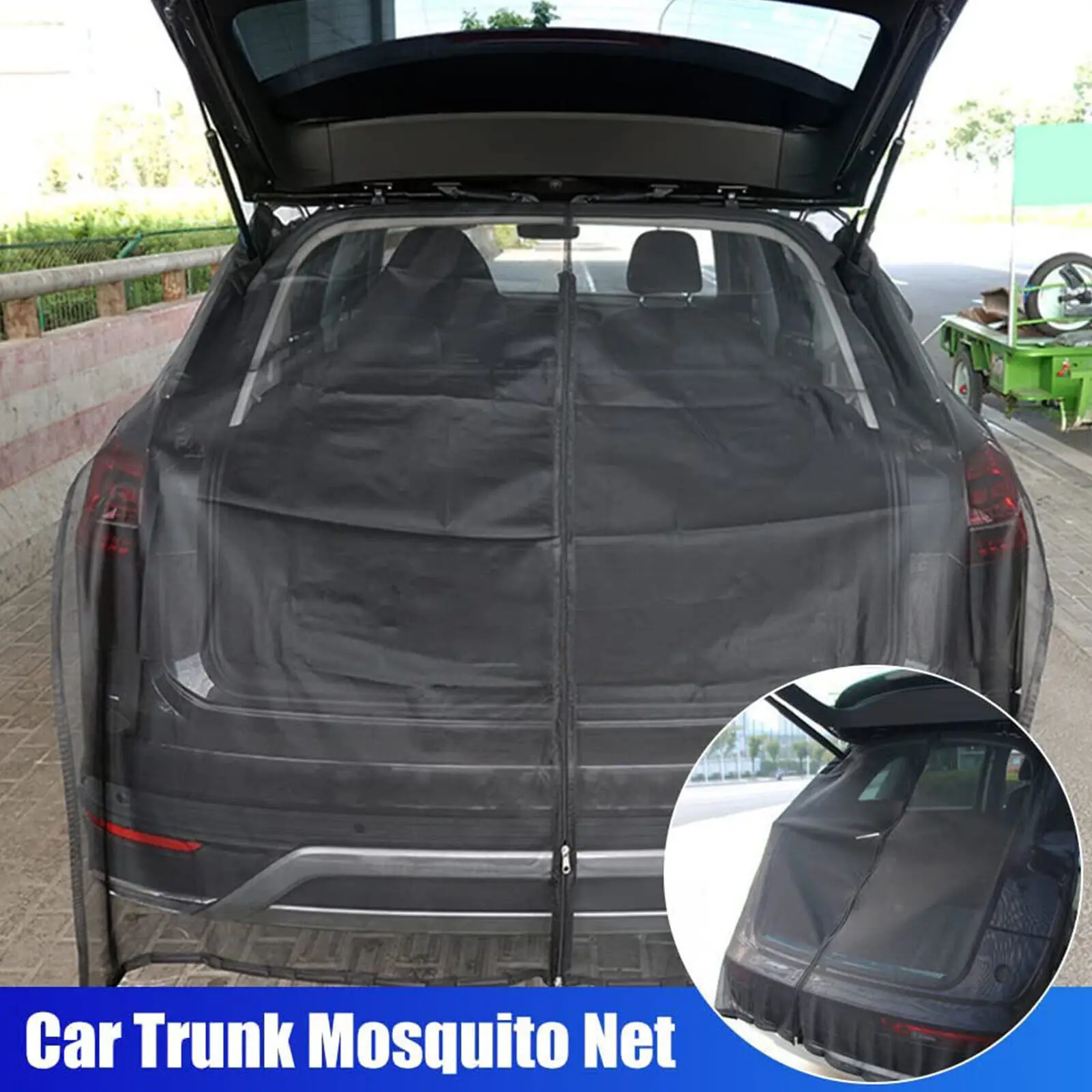 

Car Anti-Mosquito Anti-Flying Insects Curtain Universal Insect Tailgate Net for SUV MPV Summer Mosquito/Fly Screens Car Nets
