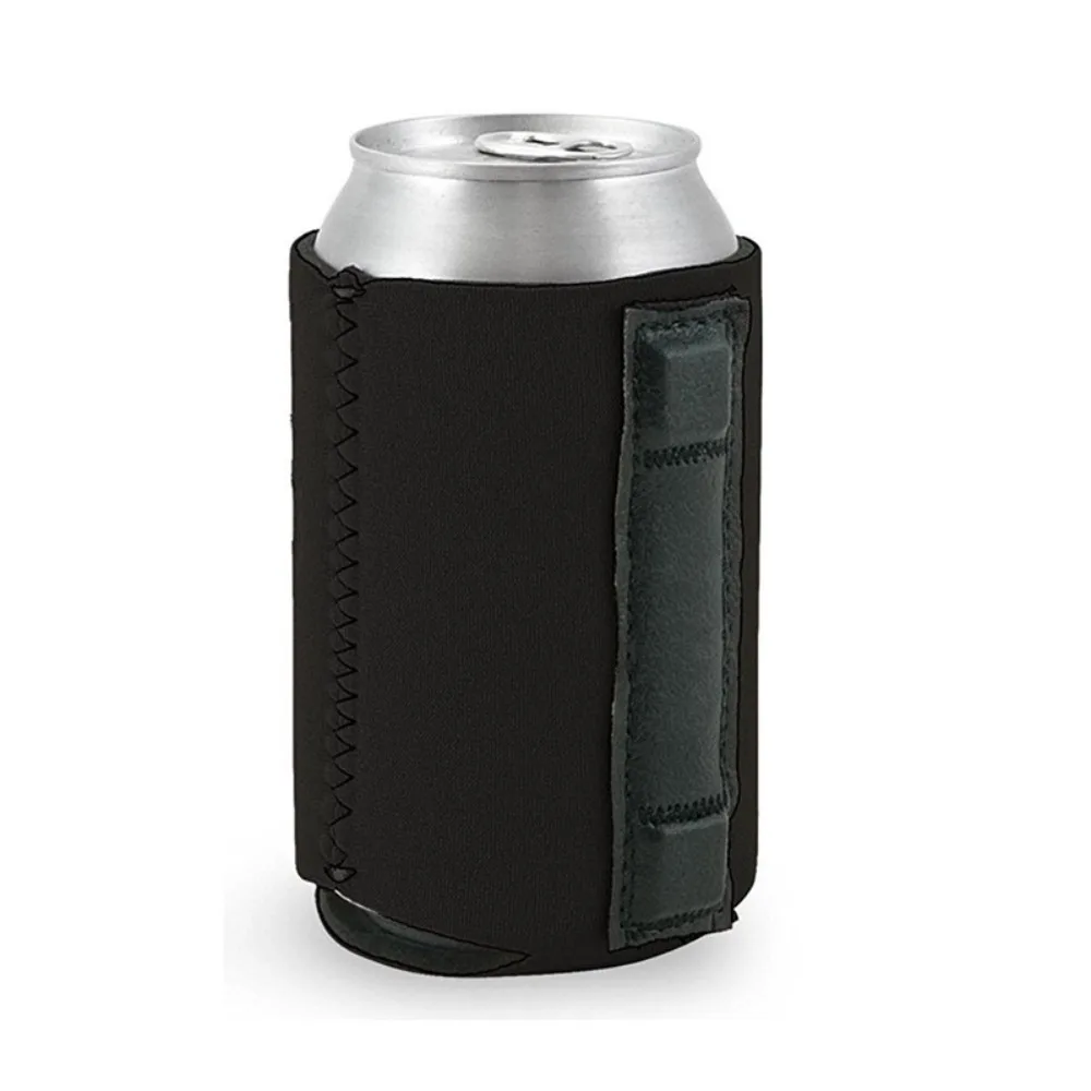 Portable 12Oz Magnetic Can Sleeve Reusable Neoprene Can Cooler Insulated Sleeve Condensation Resistant Non-Slip Can Cover BBQ