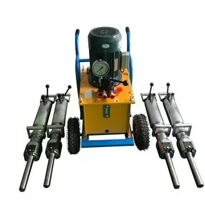 Quarry hydraulic crack rock drill stone separator