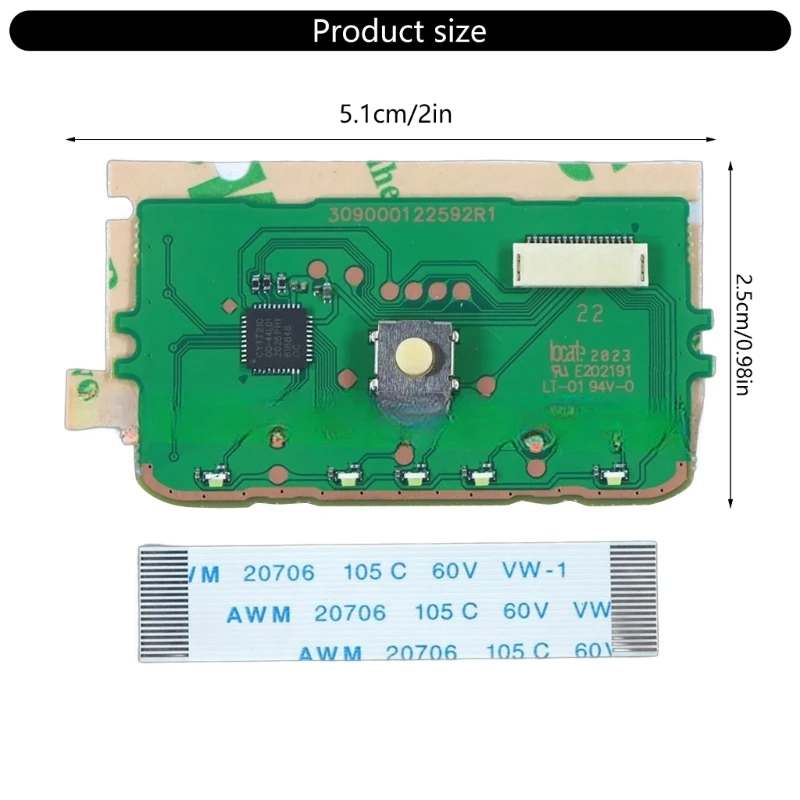 Touch pad controller con cavo flessibile da 16 pin/18 pin, installazione semplice per modelli BDM-010 BDM-020, gameplay