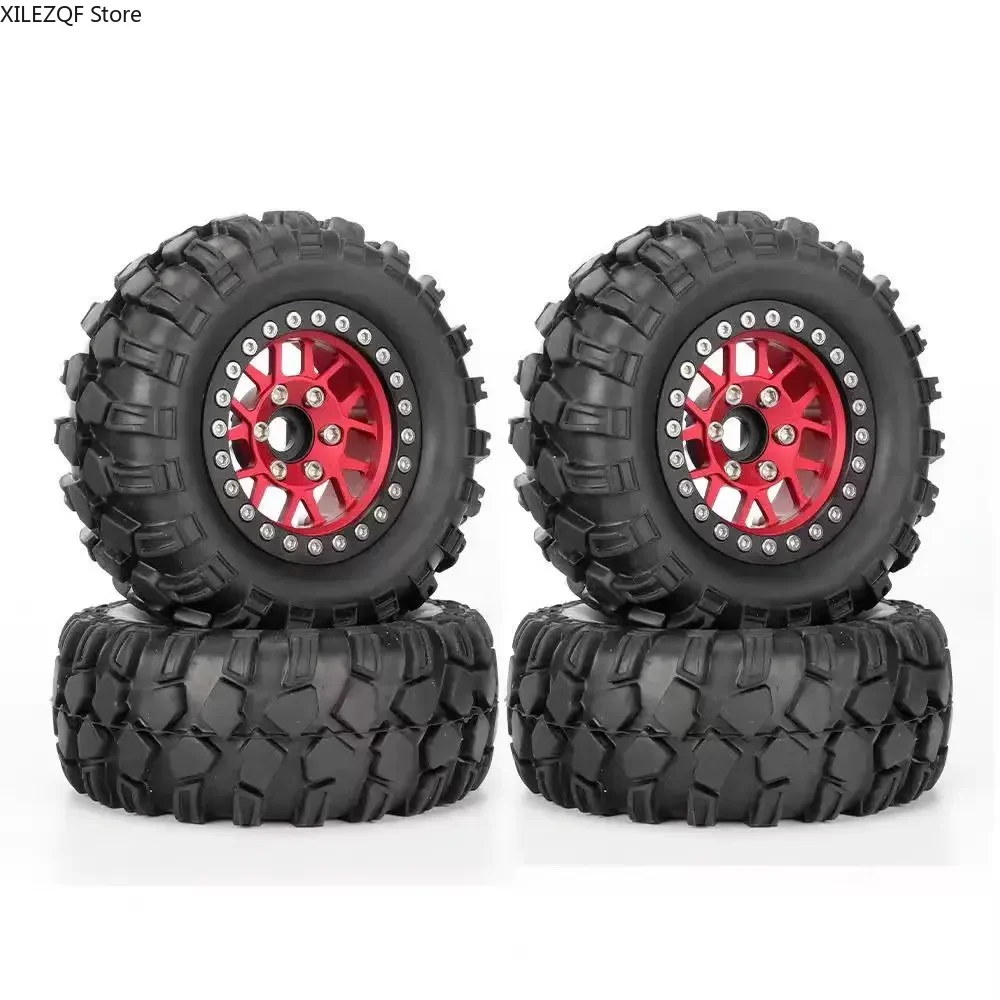 1/12 RC, 1.9-inch metal wheel rims with 90*38mm tires, Mangniu MN128, Meijiaxin H12Y