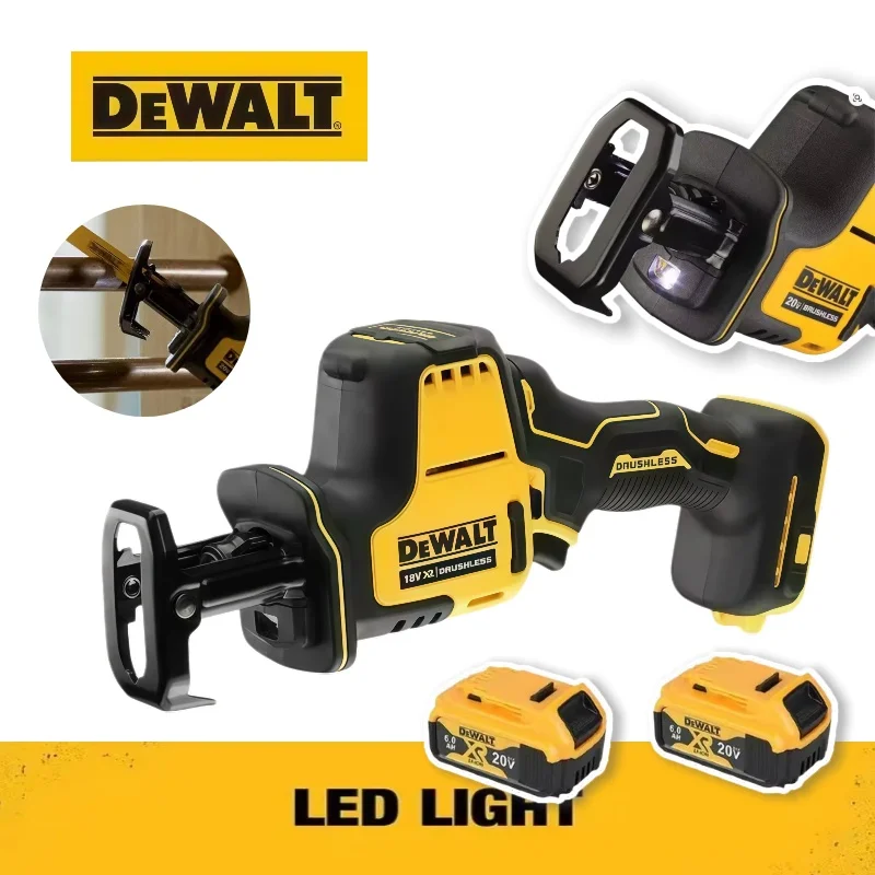 DEWALT DCS369 20V MAX* Reciprocating Saw,One-Handed,Cordless,The Multi - Tasking Powerhouse for Swift Wood,Metal & Pipe Cutting”