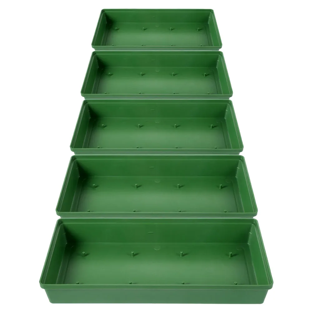 

5pcs 6 Flower Foam Trays Arranging Pin Plate Reusable Wedding Elegant Plastic Material Large