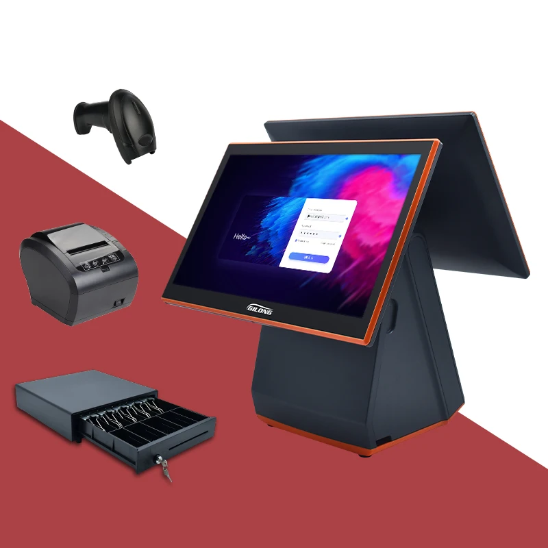 Capacitive Touch Screen Financial Equipment Cash Register