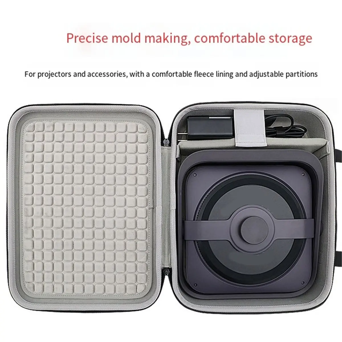 OKgood For Z7X Projectors Box Pouches Spacious Handheld Projector Case with Shockproof Padding and Flexible Interior Section