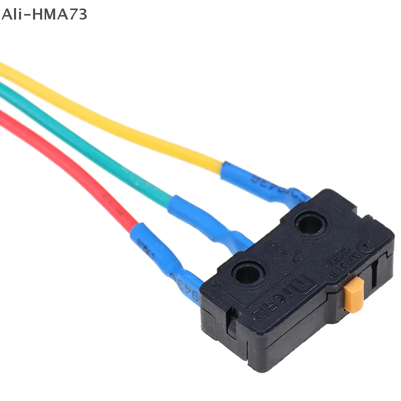 

(YY)10Pcs 2025 New Flame Retardant Material Metal Gas Water Heater Micro Switch Three Wires Small On-off Control 0.6x1x2cm