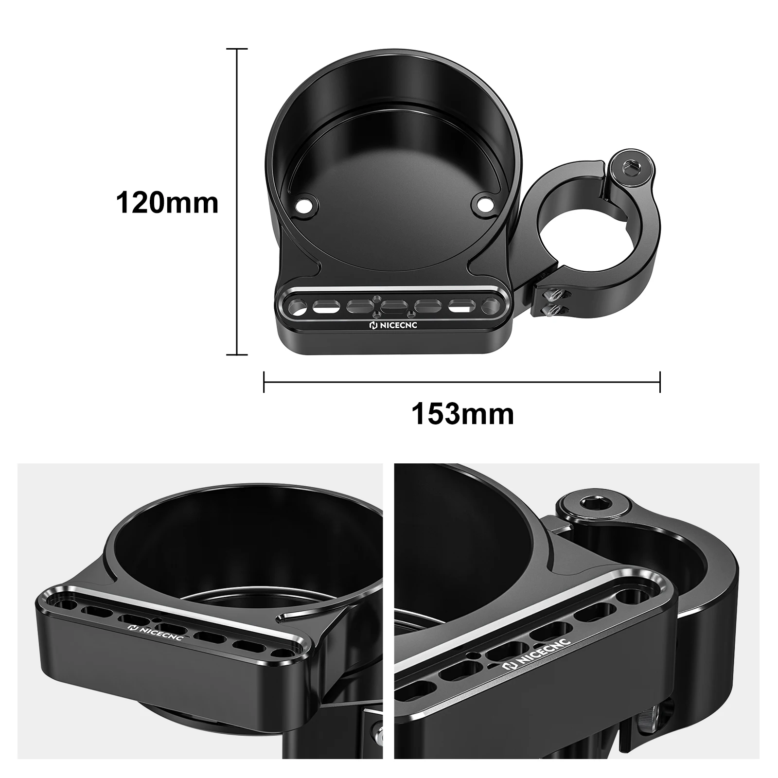 Für Harley Sportster 883 1200 XL883 1200 Seite Tacho Umzug Abdeckung Instrument Halterung Eisen 883 XL883N XL1200NS Vierzig Acht – Detail 9