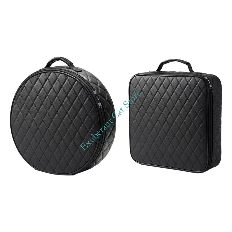 

Waterproof PU Electric Vehicle Charging Cable Storage Bag With Reinforced Zippered For Automotive Car Use