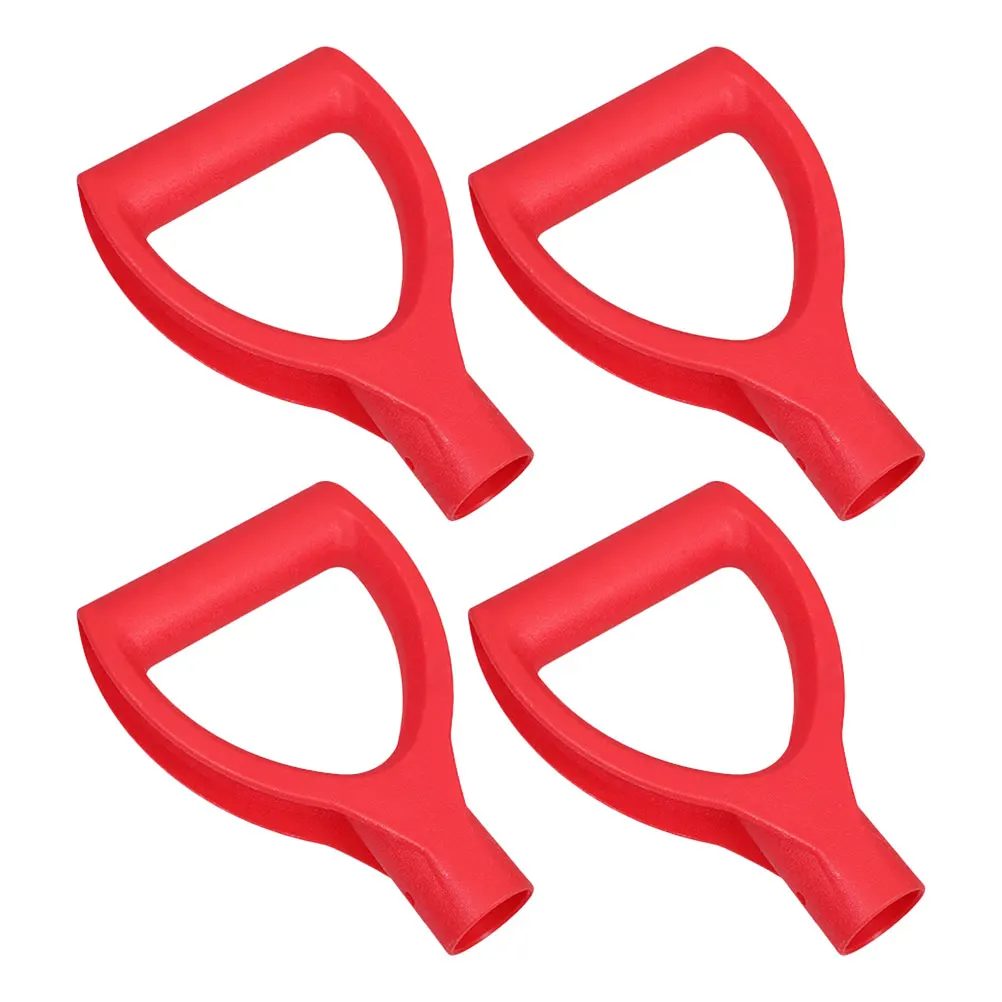 

4pcs Snow Shovel Replacement Handle D Shaped Plastic Shovel Handle Ergonomic Grip Attachment Snow Removal Garden Camping Tool