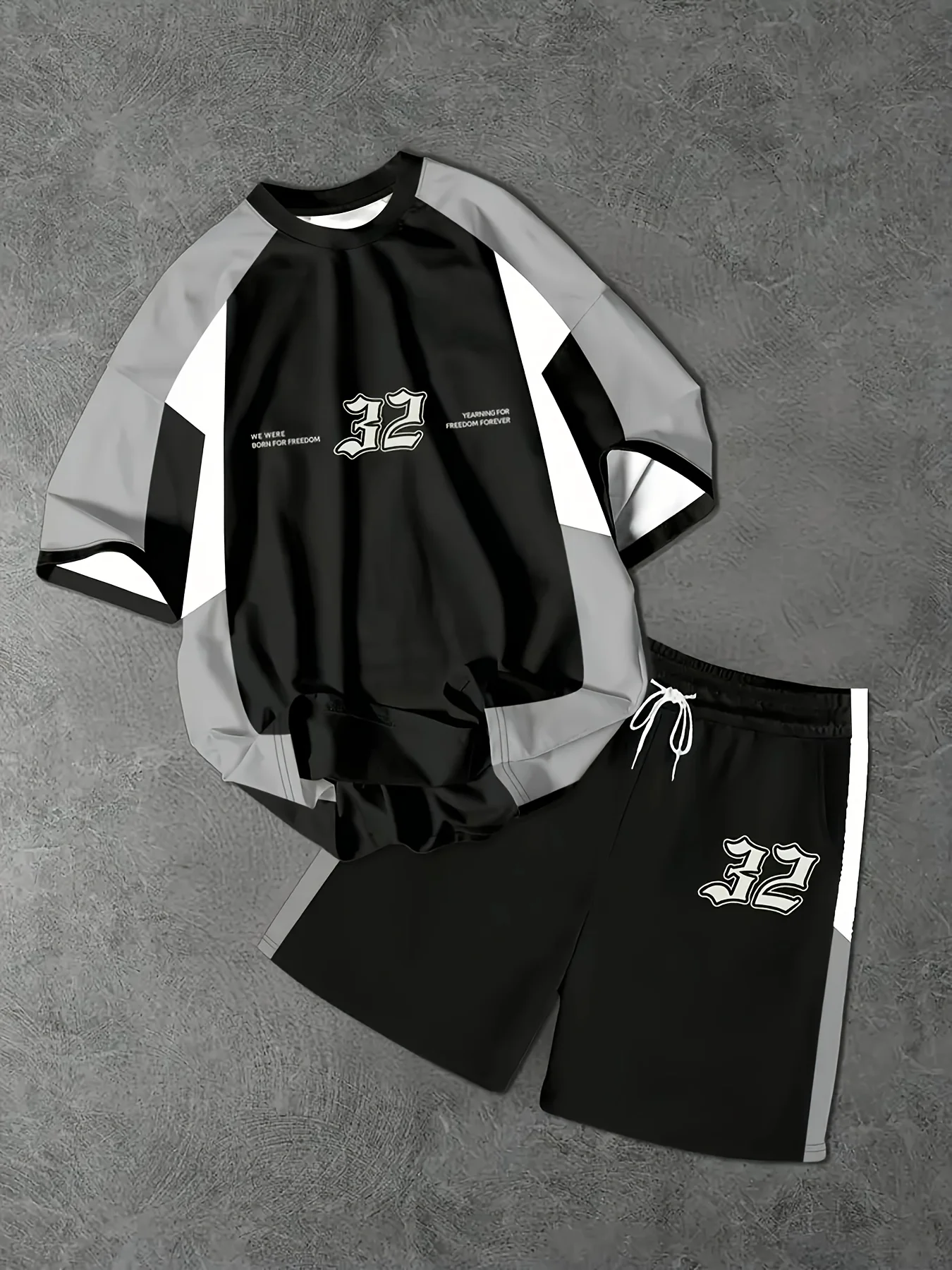 

2026 Summer Men's Suit with Digital Print Breathable Lightweight Casual Sporty Outdoor Men's Clothing