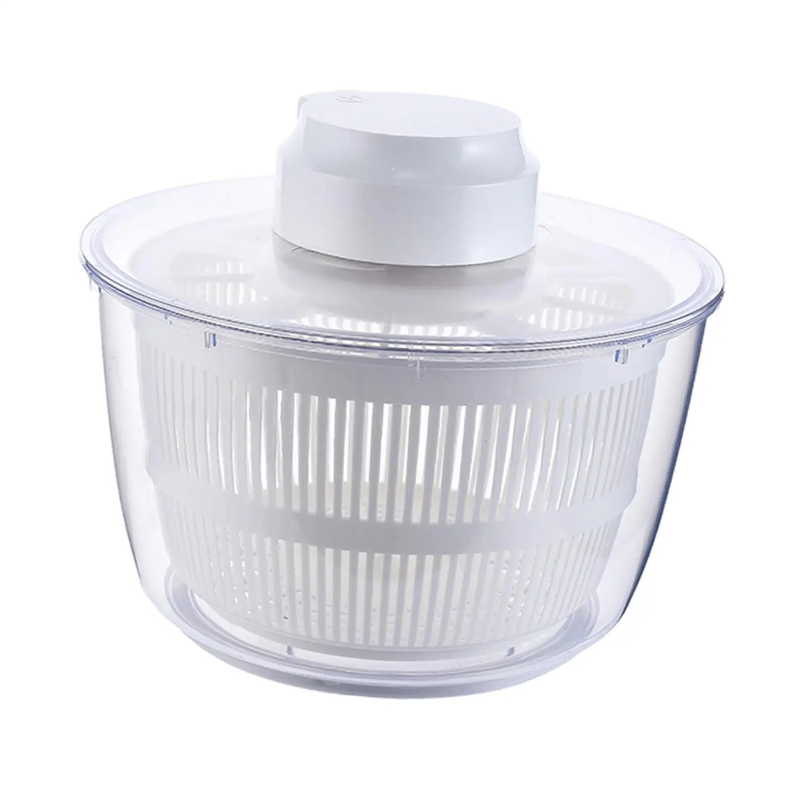 Electric Salad Dryer with Bowl Quick Drying Multifunctional Salad Bowl Vegetable Mixer Lettuce Vegetable Dryer for Household