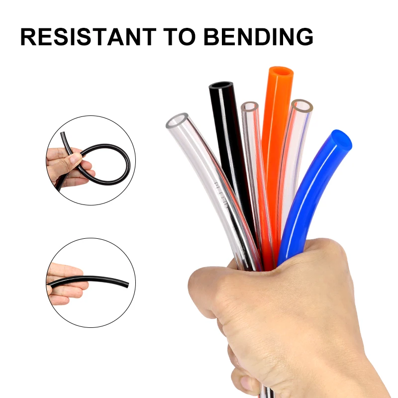 5m PU Pneumatic Tube Component Air Hose 2mm 4mm 6mm 8mm 10mm 12mm 16mm 18mm 20mm Polyurethane Air Pipe Compressor Tubing view 4