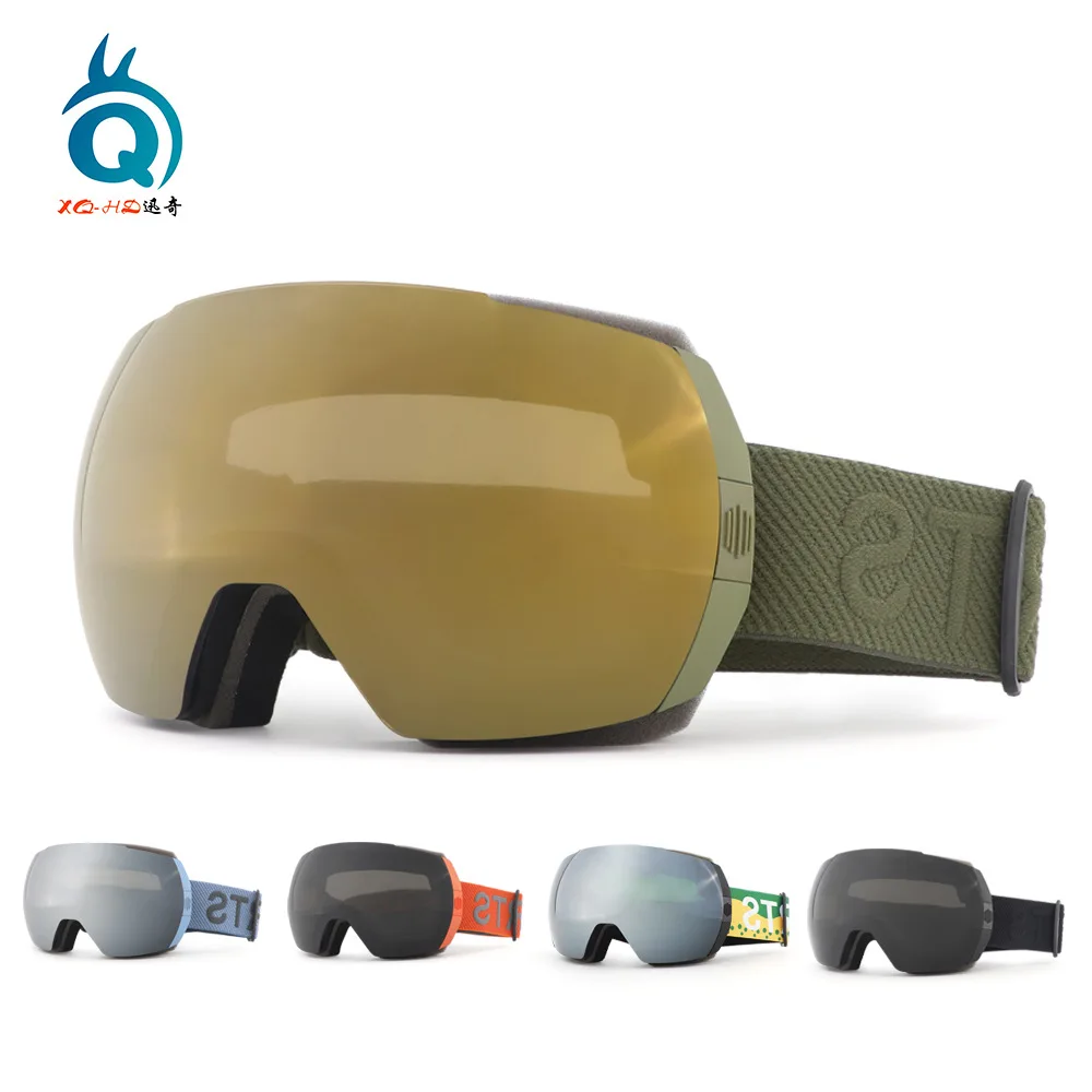 Outdoor Ski Goggles Double Layer Anti-Fog Mountain Climbing Protective Glasses UV Protection Sports Eyewear Flip Cover Design