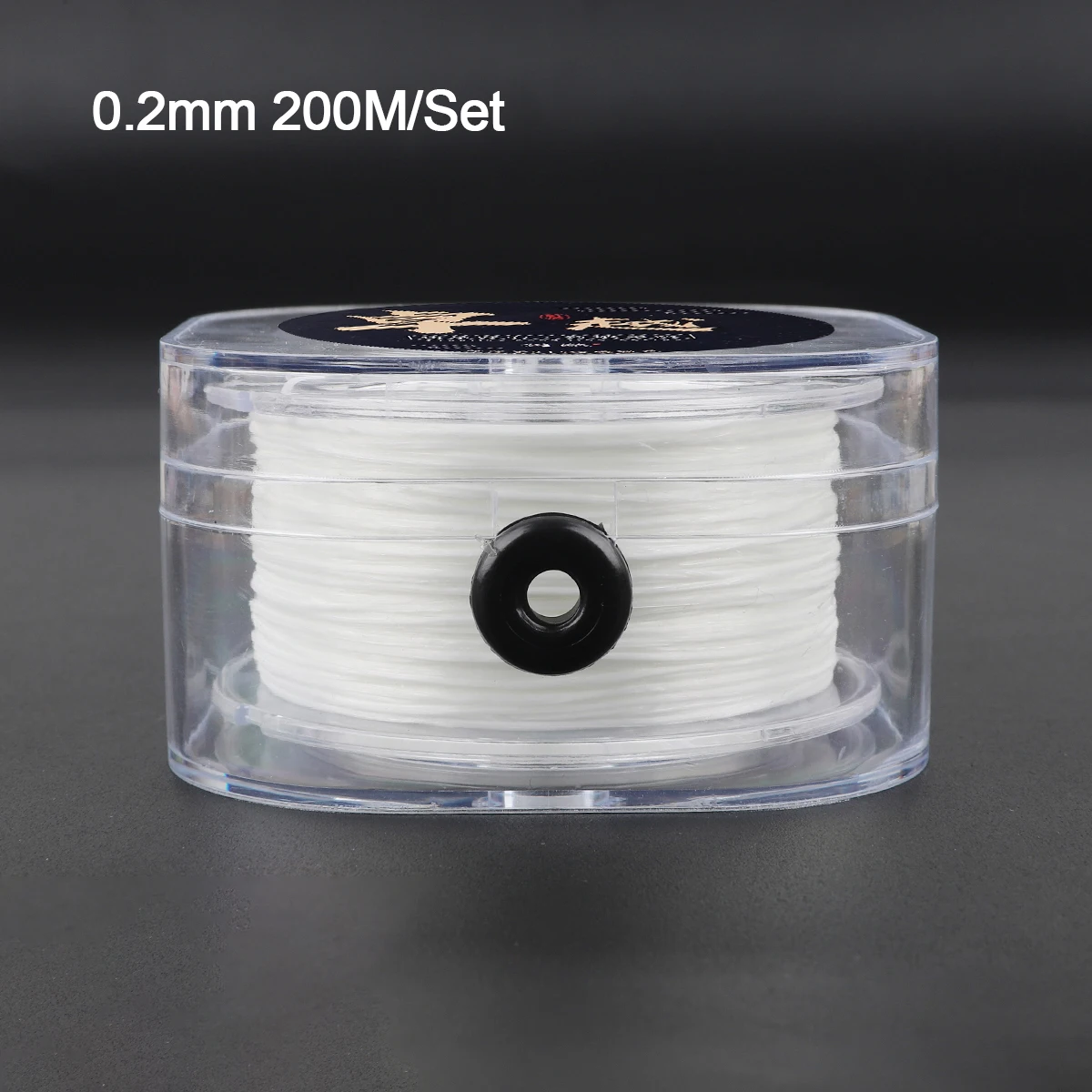 0,8 mm flache elastische Nylon-Schnur zum Basteln von Perlenarmbändern, Halsketten und Schmuckzubehör.
