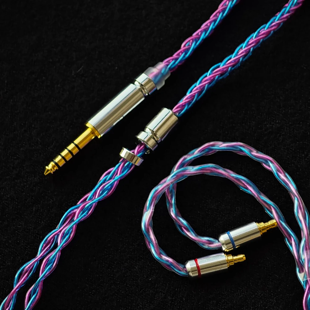 Сменный кабель для Sennheiser IE100 PRO IE500/IE400 Litz Construction 2,5/4,4 сбалансированный провод для наушников без спутывания 3,5 с микрофоном Сменный кабель для Sennheiser IE100 PRO IE500/IE400 Litz Construction 2,5/4,4 сбалансированный провод для наушников без спутывания 3,5 с микрофоном