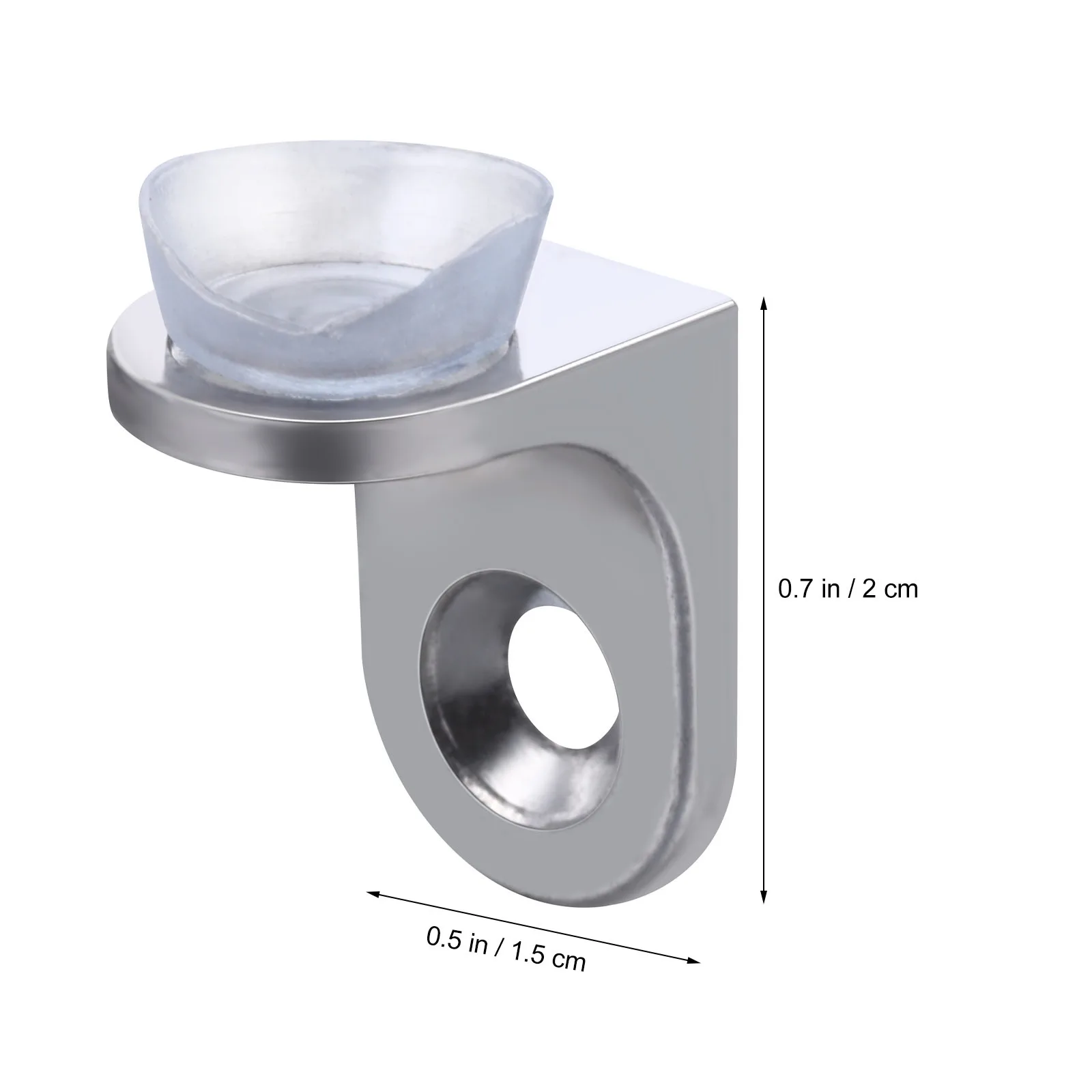 

16Pcs Solid Board Shelf Supports Zinc Alloy L-Shaped Brackets Cabinet Clips Holder Glass Mounting Brackets Stable Layer Board