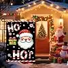 Christmas Garden Flag 12x18 Inch Santa Cheer Yard Decor jjp