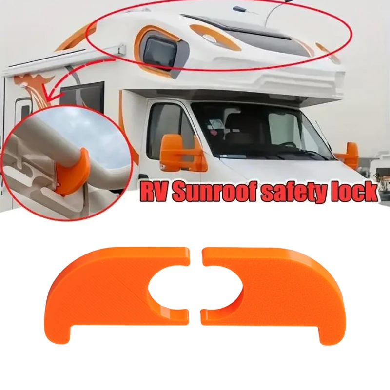 

2 шт./упак. защитные замки для фонарей на крыше автомобиля, пригодные для Dometic Midi/Mini Heki Skylight, защитные замки, запасные части, аксессуары для каравана